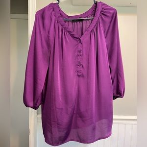 Purple sheer blouse